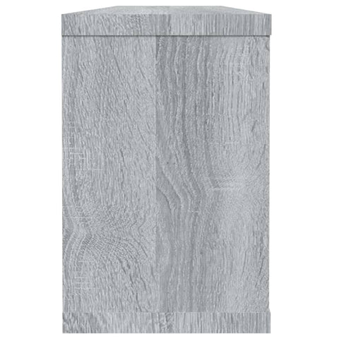 Würfelregale 4 Stk. Grau Sonoma 60x15x23 cm Holzwerkstoff