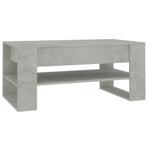 vidaXL Couchtisch Betongrau 102x55x45 cm Holzwerkstoff