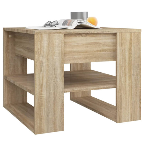 vidaXL Couchtisch Sonoma-Eiche 55,5x55x45 cm Holzwerkstoff