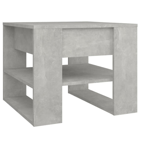 vidaXL Couchtisch Betongrau 55,5x55x45 cm Holzwerkstoff