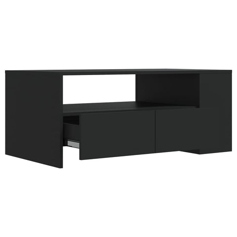 vidaXL Couchtisch Schwarz 102x55x42 cm Holzwerkstoff