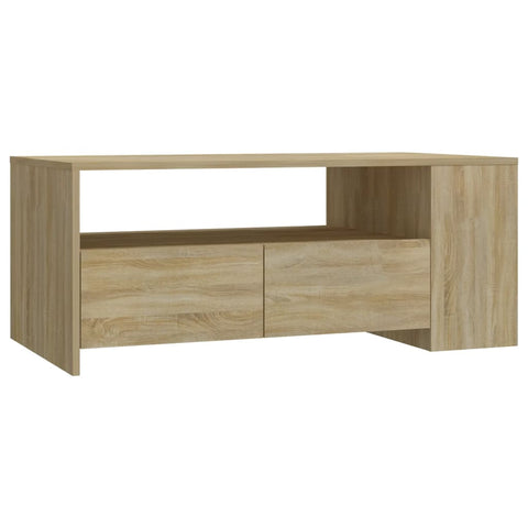 vidaXL Couchtisch Sonoma-Eiche 102x55x42 cm Holzwerkstoff