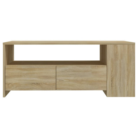 vidaXL Couchtisch Sonoma-Eiche 102x55x42 cm Holzwerkstoff