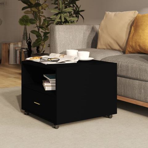 vidaXL Couchtisch Schwarz 55x55x40 cm Holzwerkstoff