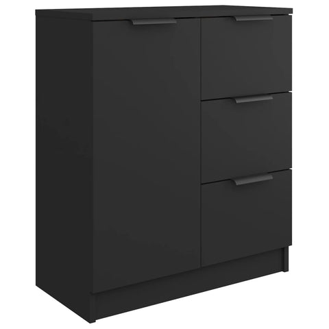 Sideboard Schwarz 60x30x70 cm Holzwerkstoff