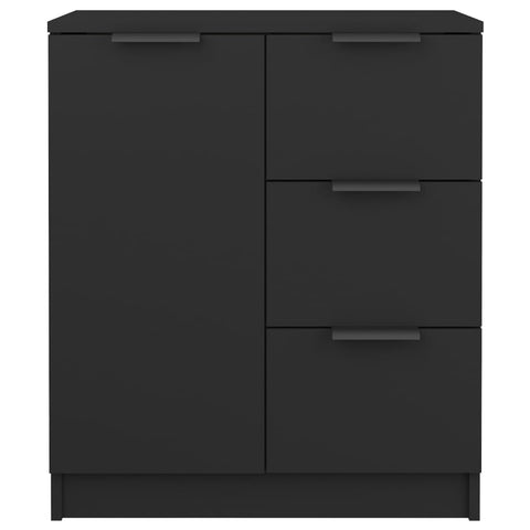 Sideboard Schwarz 60x30x70 cm Holzwerkstoff