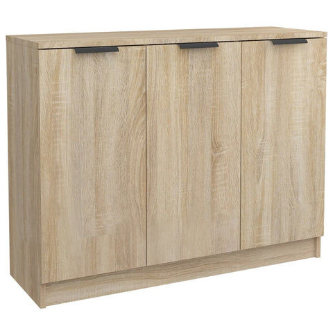 vidaXL Sideboard Sonoma-Eiche 90,5x30x70 cm Holzwerkstoff