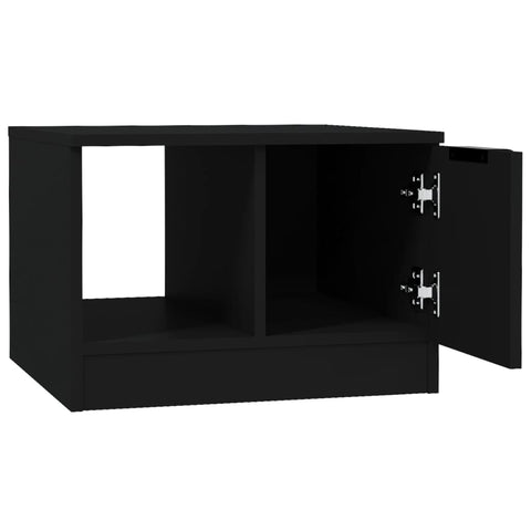 vidaXL Couchtisch Schwarz 50x50x36 cm Holzwerkstoff