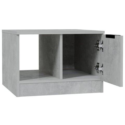 vidaXL Couchtisch Betongrau 50x50x36 cm Holzwerkstoff