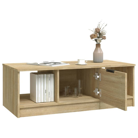 vidaXL Couchtisch Sonoma-Eiche 102x50x36 cm Holzwerkstoff