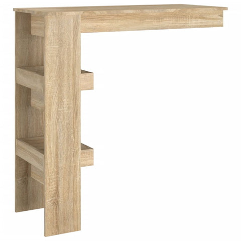 vidaXL Wand-Bartisch Sonoma-Eiche 102x45x103,5 cm Holzwerkstoff