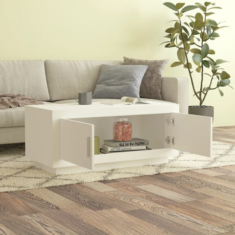 vidaXL Couchtisch Weiß 102x50x45 cm Holzwerkstoff