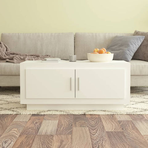 vidaXL Couchtisch Weiß 102x50x45 cm Holzwerkstoff