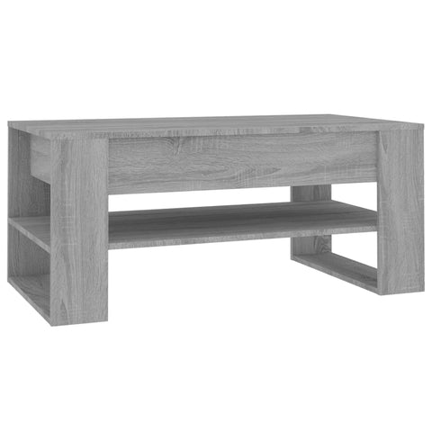 vidaXL Couchtisch Grau Sonoma 102x55x45 cm Holzwerkstoff