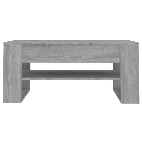 vidaXL Couchtisch Grau Sonoma 102x55x45 cm Holzwerkstoff