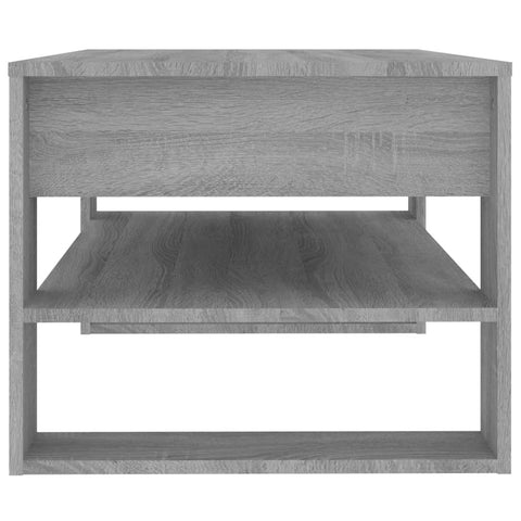 vidaXL Couchtisch Grau Sonoma 102x55x45 cm Holzwerkstoff