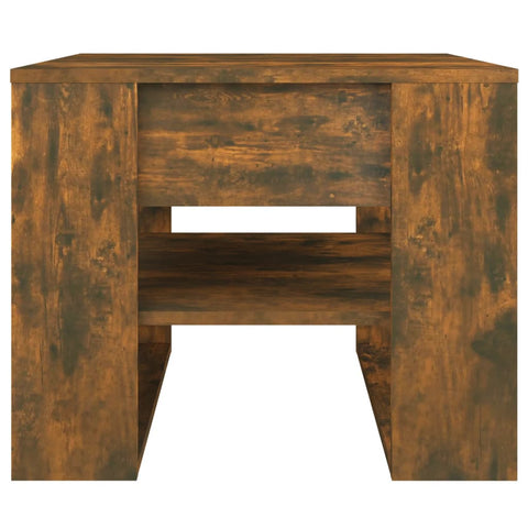 vidaXL Couchtisch Räuchereiche 55,5x55x45 cm Holzwerkstoff