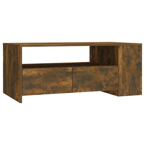 vidaXL Couchtisch Räuchereiche 102x55x42 cm Holzwerkstoff