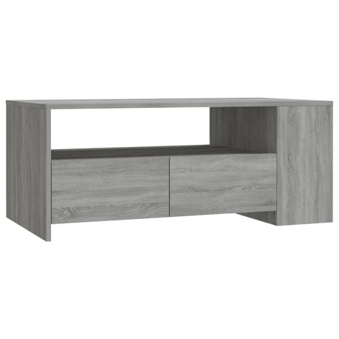 vidaXL Couchtisch Grau Sonoma 102x55x42 cm Holzwerkstoff