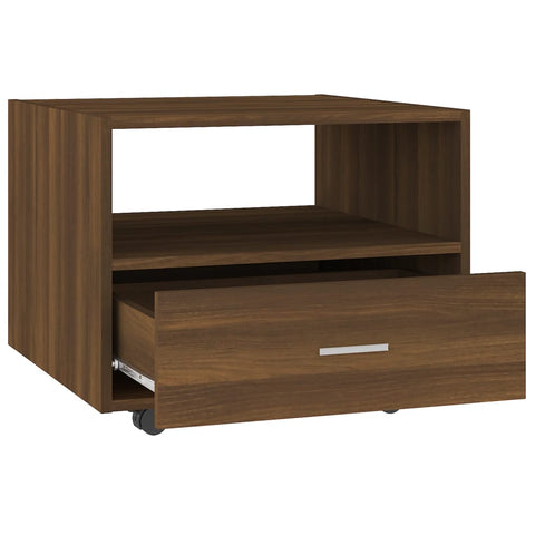 vidaXL Couchtisch Braun Eichen-Optik 55x55x40 cm Holzwerkstoff