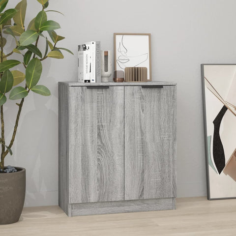 vidaXL Sideboard Grau Sonoma 60x30x70 cm Holzwerkstoff