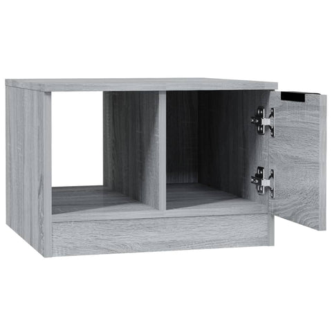 vidaXL Couchtisch Grau Sonoma 50x50x36 cm Holzwerkstoff