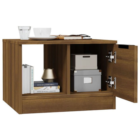 vidaXL Couchtisch Braun Eichen-Optik 50x50x36 cm Holzwerkstoff