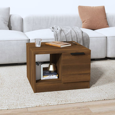 vidaXL Couchtisch Braun Eichen-Optik 50x50x36 cm Holzwerkstoff