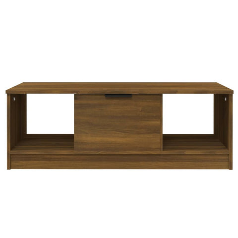 vidaXL Couchtisch Braun Eichen-Optik 102x50x36 cm Holzwerkstoff