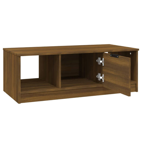 vidaXL Couchtisch Braun Eichen-Optik 102x50x36 cm Holzwerkstoff