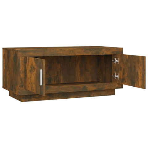 vidaXL Couchtisch Räuchereiche 102x50x45 cm Holzwerkstoff