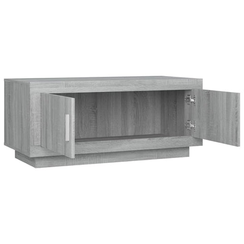 vidaXL Couchtisch Grau Sonoma 102x50x45 cm Holzwerkstoff