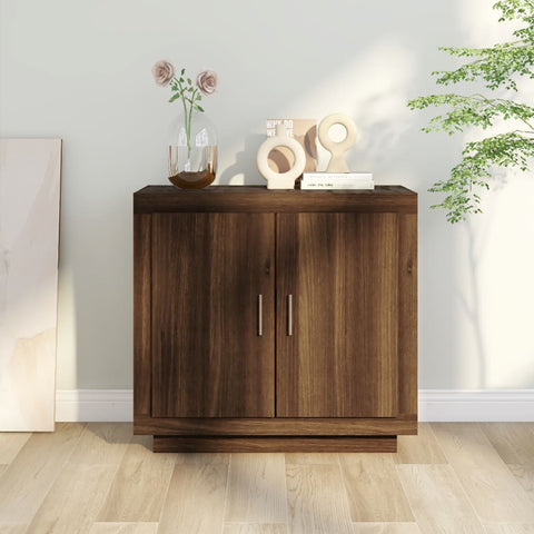 vidaXL Sideboard Braun Eichen-Optik 80x40x75 cm Holzwerkstoff