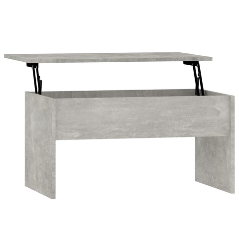 vidaXL Couchtisch Betongrau 80x50,5x41,5 cm Holzwerkstoff