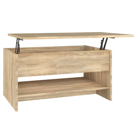 vidaXL Couchtisch Sonoma-Eiche 80x50x40 cm Holzwerkstoff