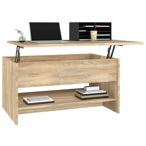 vidaXL Couchtisch Sonoma-Eiche 80x50x40 cm Holzwerkstoff