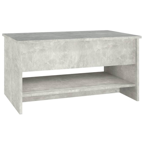 vidaXL Couchtisch Betongrau 80x50x40 cm Holzwerkstoff