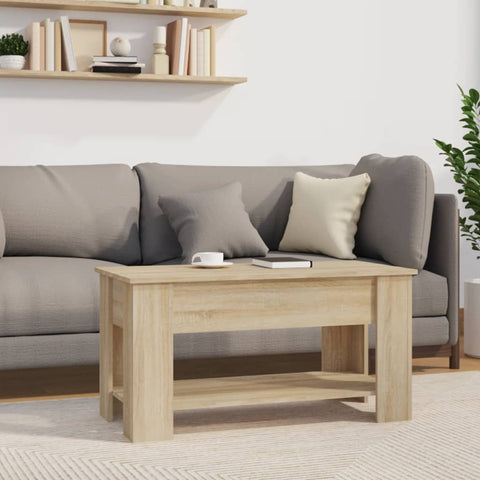 vidaXL Couchtisch Sonoma-Eiche 101x49x52 cm Holzwerkstoff