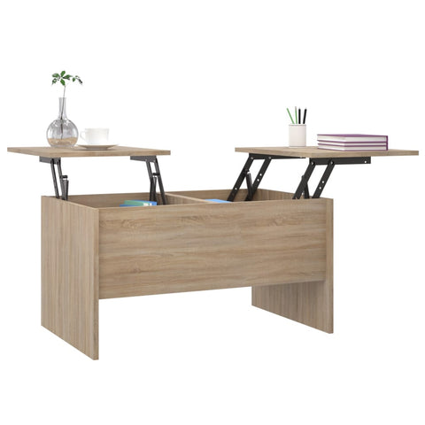 vidaXL Couchtisch Sonoma-Eiche 80x50x42,5 cm Holzwerkstoff