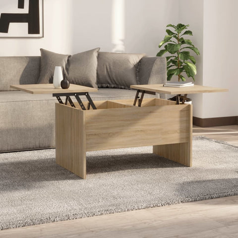 vidaXL Couchtisch Sonoma-Eiche 80x50x42,5 cm Holzwerkstoff