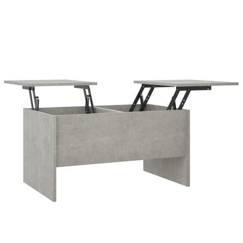 vidaXL Couchtisch Betongrau 80x50x42,5 cm Holzwerkstoff