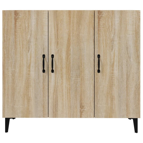 vidaXL Sideboard Sonoma-Eiche 90x34x80 cm Holzwerkstoff