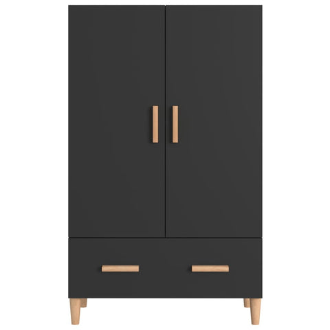 vidaXL Highboard Schwarz 70x31x115 cm Holzwerkstoff