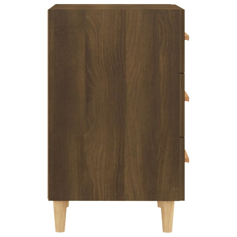 vidaXL Nachttisch Braun Eichen-Optik 40x40x66 cm Holzwerkstoff