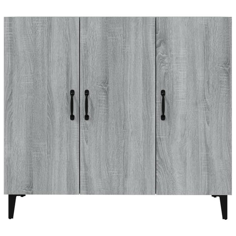 vidaXL Sideboard Grau Sonoma 90x34x80 cm Holzwerkstoff