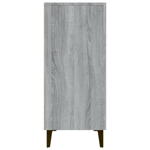 vidaXL Sideboard Grau Sonoma 90x34x80 cm Holzwerkstoff