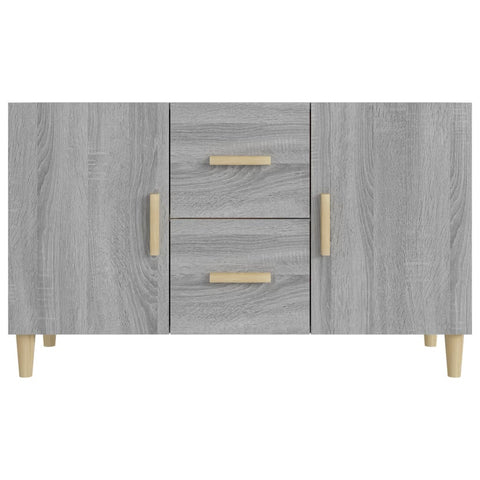 vidaXL Sideboard Grau Sonoma 100x36x60 cm Holzwerkstoff