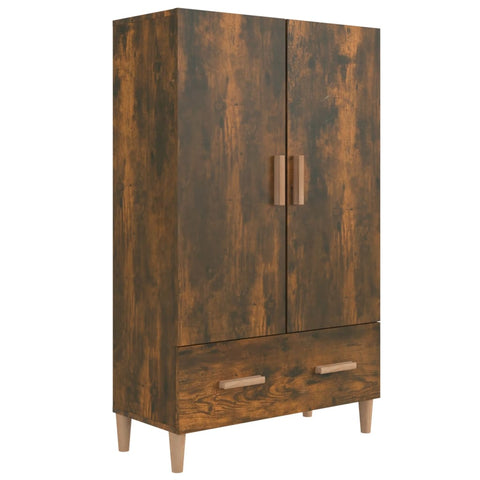 vidaXL Highboard Räuchereiche 70x31x115 cm Holzwerkstoff