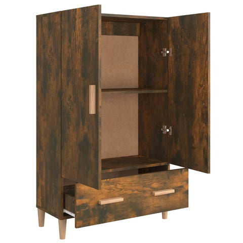 vidaXL Highboard Räuchereiche 70x31x115 cm Holzwerkstoff