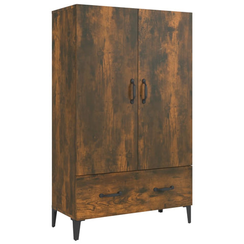 vidaXL Highboard Räuchereiche 70x31x115 cm Holzwerkstoff